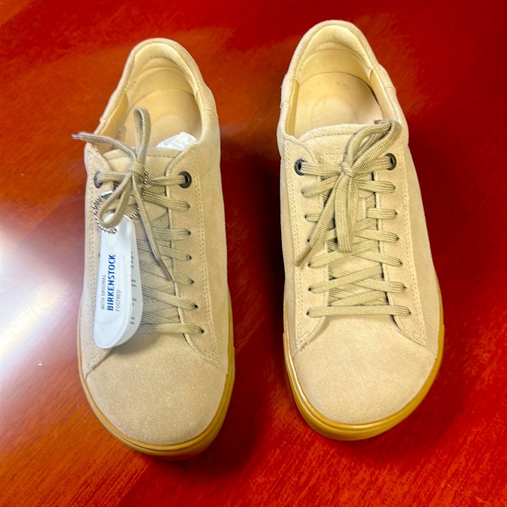 Birkenstock Bend Low Khaki Sneakers‎be 39 (8-8.5) NWT and NIB